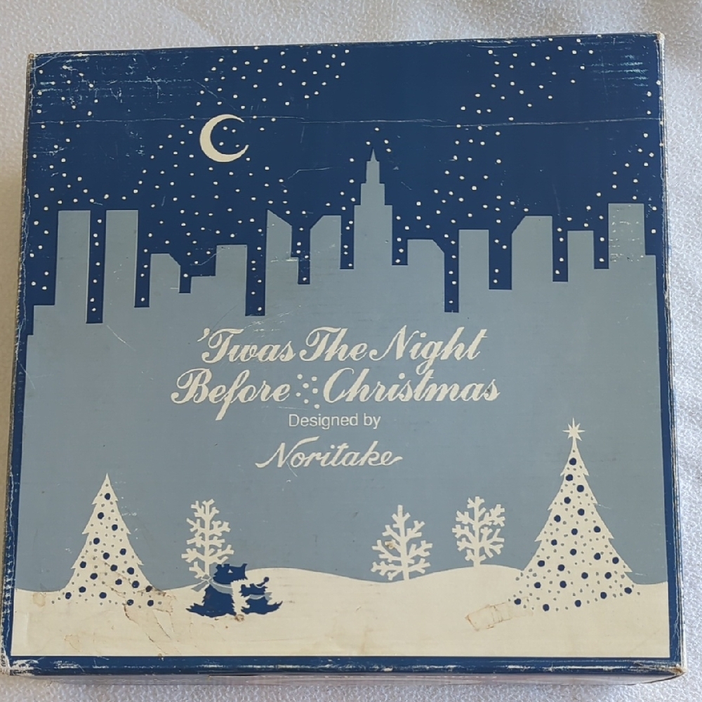 Noritake 'Twas The Night Before Christmas 3 Piece Plate Setting
